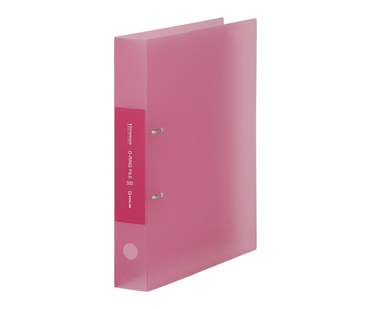 シンプリーズ Dリングファイル 透明 (適正収納枚数320枚) ピンク