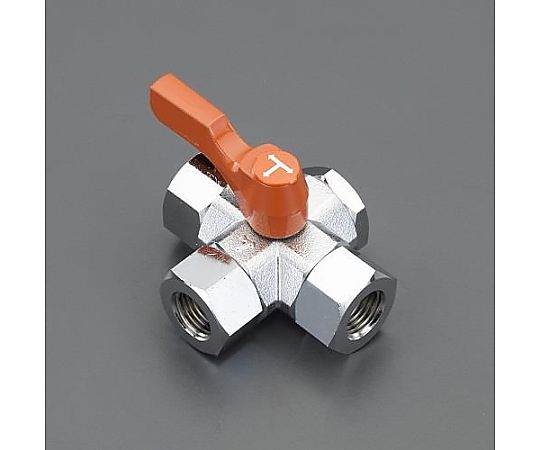 Rc 1/4"       三方四面ミニボールバルブ