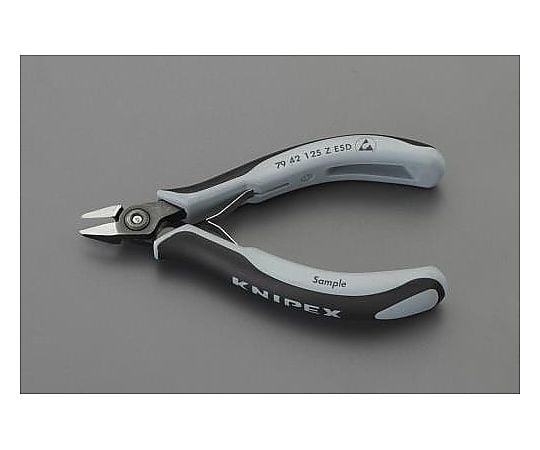 125mm 精密用ニッパー(ESDｸﾞﾘｯﾌﾟ･ﾊﾞﾈ付)