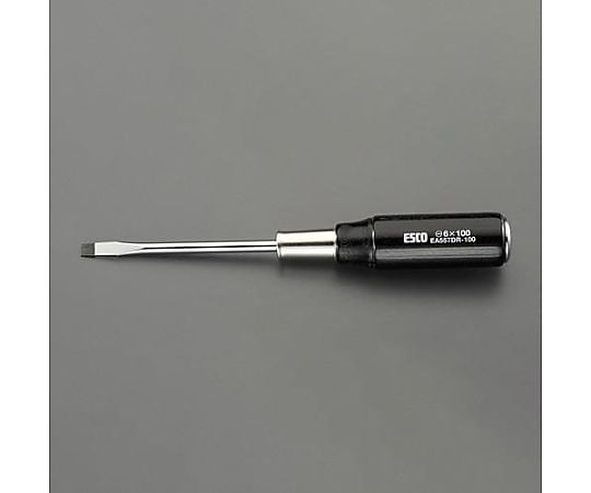 6.0x100mm [-]ドライバー(貫通型/木柄) EA557DR-100