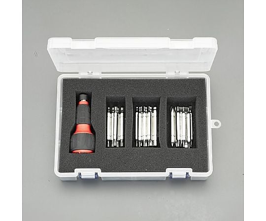 [+ - Hexagon Hexlobe]ﾄﾞﾗｲﾊﾞｰｾｯﾄ(ﾗﾁｪｯﾄ式) EA564AL-0A