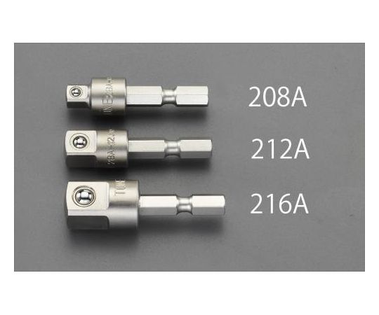 3/8"DRx1/4"HEX/49mm ソケットアダプター EA618AX-212A