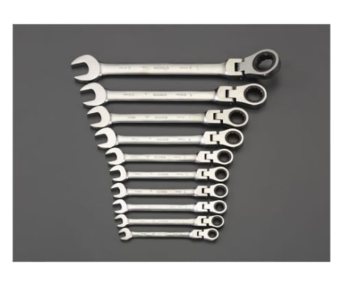 アズワン(AS ONE) 24mm ラチェット片目片口スパナ(首振型/ロック付) EA684RD-24 入数:1本 アズワン(AS ONE) 24mm ラチェット片目片口スパナ(首振型/ロック付) EA684RD-24 入数:1本
