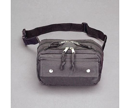 210x130x 80mm ウエストポーチ(黒)