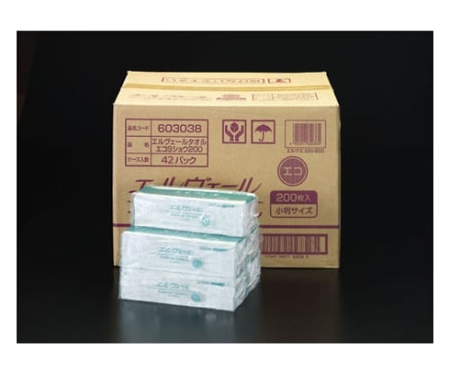 ［Discontinued］Hand paper towel 170 x 220mm (42 pack/1 Box) EA929AE-7BA