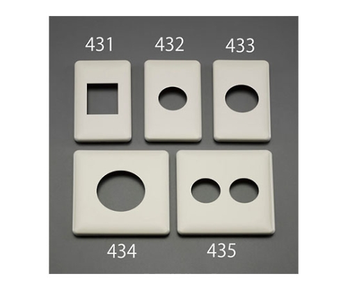 Socket-Outlet plate [Resin] 38.5 x 46.5mm (1 Outlet) EA940CE-431