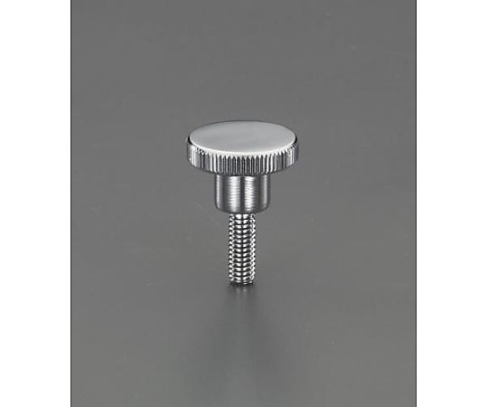 M8x30mm/φ30mm ﾛｰﾚｯﾄﾉﾌﾞ(雄ねじ/ｽﾁｰﾙ製)