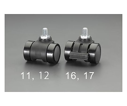 66mm キャスター(ﾂｲﾝﾎｲｰﾙ･M20)