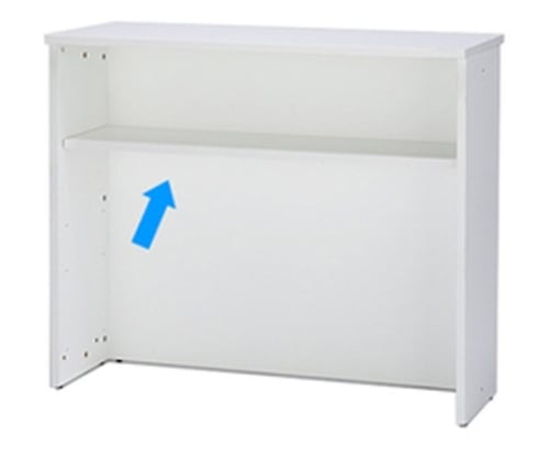 ハイカウンター棚板 W1200用 WJホワイト RFHC-1200-OPTW
