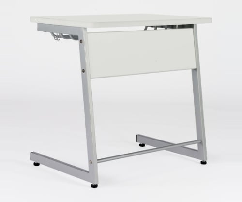 研修用デスク W750xD500 ホワイト