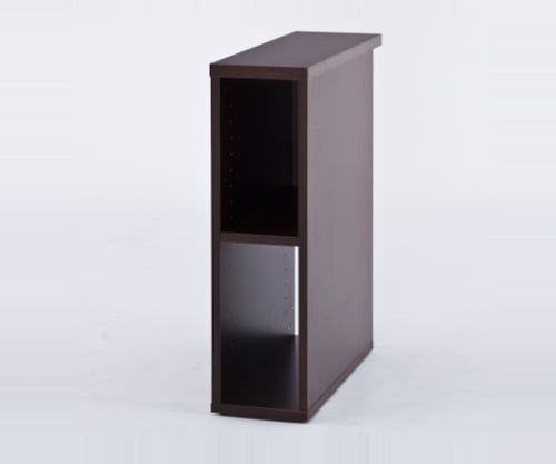 ノルム 木製デスク 隙間収納 W200 ダーク