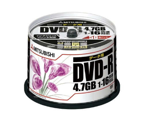 61-9096-94 三菱化学 DVD-R 50枚 DHR47JPP50