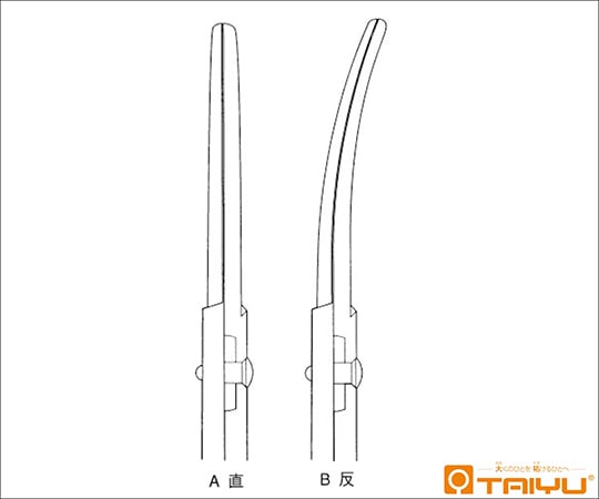 61-9226-04 小外科剪刀 両尖 反 ネジ止 全長12cm TY-106B 【AXEL