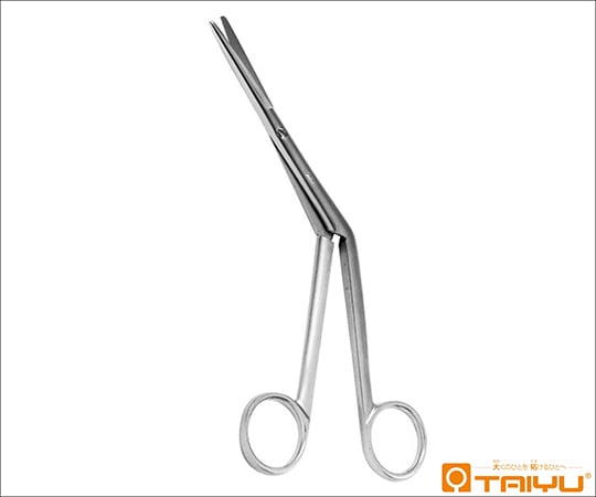 ハイマン下甲介剪刀 ネジ止 刃先細 全長17cm