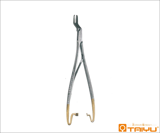 マッチウ持針器 仏式 深部用 チップ付 BOX 全長21cm