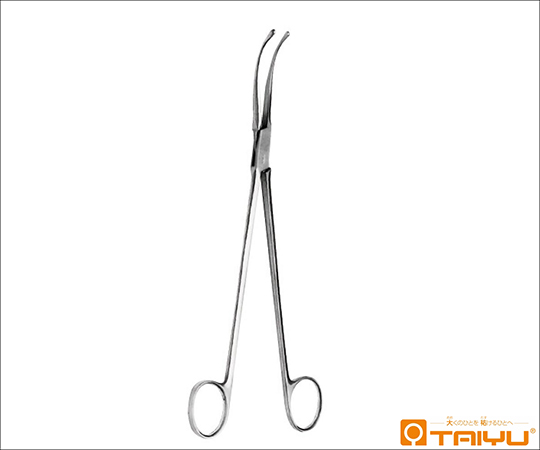 61-9230-61 肺剥離鉗子 筋無 反 BOX 全長21cm TY-617 【AXEL】 アズワン
