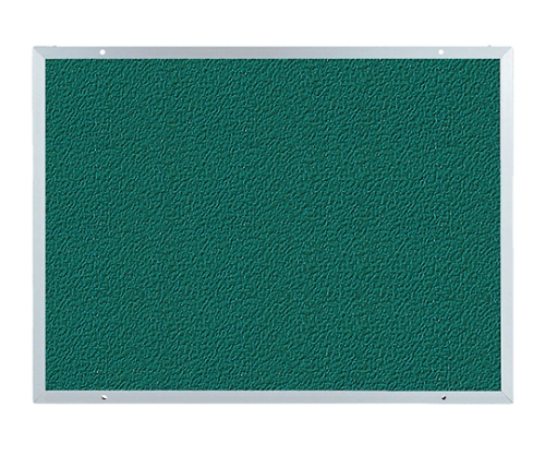 掲示板 アルミ製 幅800×高550mm レザー貼 緑　SK-401-2A