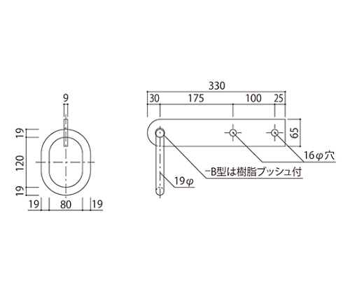 吊環 (丸環)　SK-3030