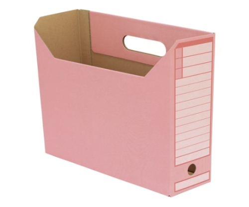ボックスファイル 普及版 ピンク 1セット（10個入） 219525