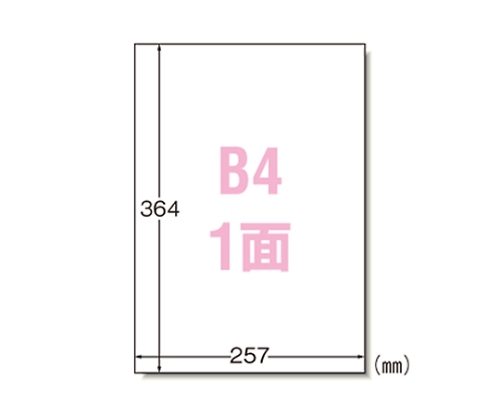 PPC（コピー）ラベル B4 1面 100シート 28208