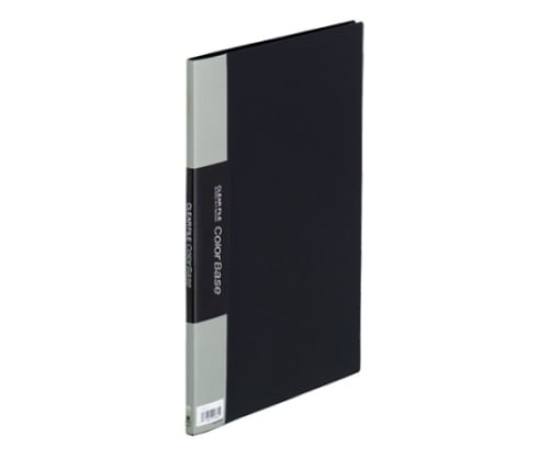 クリアーファイル・カラーベース ポケット溶着式 黒