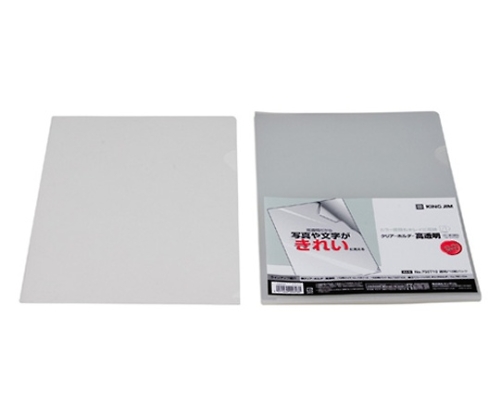 クリアーホルダー 高透明 クリア 1パック（10枚入）