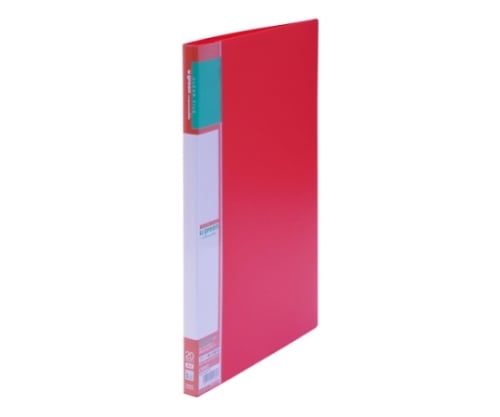 u green クリヤーファイルA4 赤