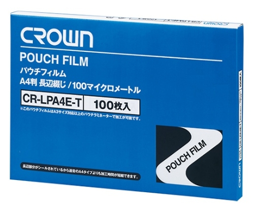 クラウン(Crown) パウチフィルム CR-LPA4-T A4判 100枚入 yjX3UUkUJg - masefurniture.pt