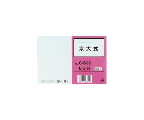 情報カード 9.5mm罫 C-602