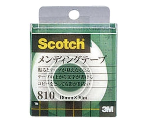 スコッチ（R）メンディングテープ クリアケース入 幅18mm 810-1-18C