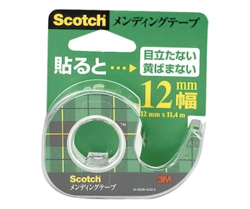 スコッチ（R）メンディングテープ ディスペンサーつき 幅12mm CM-12