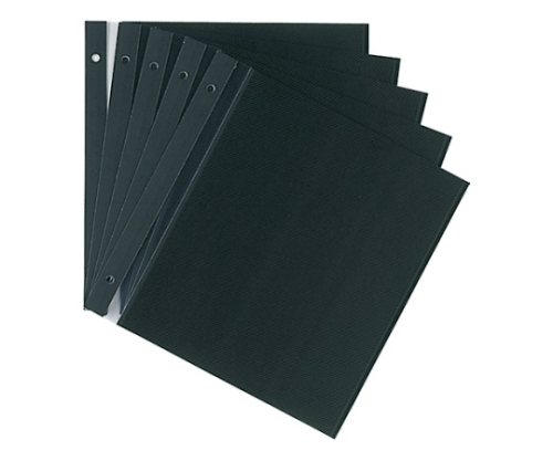 ミニフリーアルバムスペア台紙 黒 1パック（5枚入）