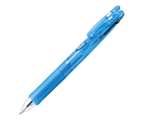 2色ボールペン クリップオンG 2C 0.7mm ライトブルー（インク色：黒・赤） B2A3-LB