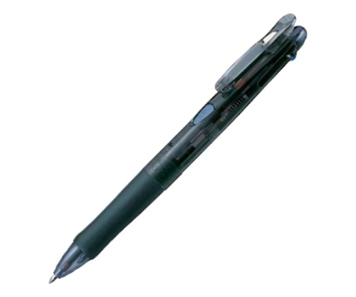 3色ボールペン クリップオンG 3C 0.7mm 黒(インク色:黒・赤・青) B3A3-BK｜アズキッチン【アズワン】