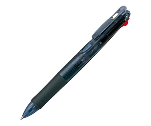4色ボールペン クリップオンG 4C 0.7mm 黒（インク色：黒・赤・青・緑） B4A3-BK
