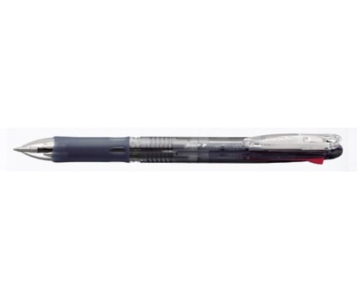 4色ボールペン クリップオンスリム 4C 0.7mm 黒（インク色：黒・赤・青・緑） B4A5-BK