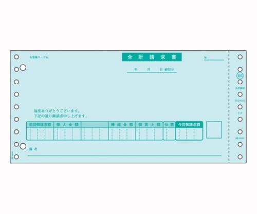 61-9354-86 コンピュータ用帳票 ドットプリンタ用 2枚複写 SB480-2P