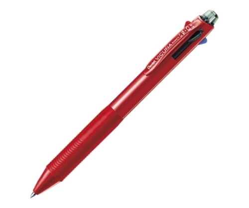 ビクーニャ 多機能ペン レッド（インク色：黒・赤・青） BXW475B