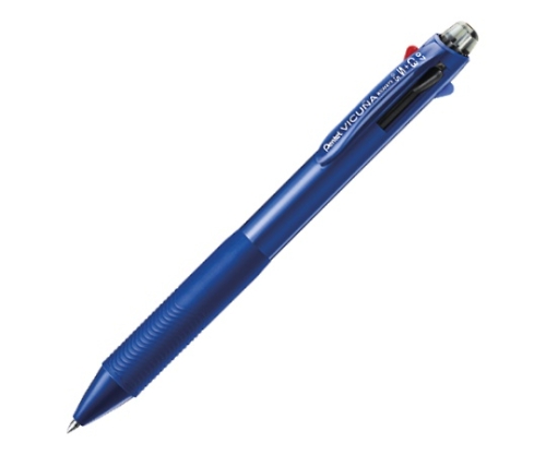 ビクーニャ 多機能ペン ブルー（インク色：黒・赤・青） BXW475C