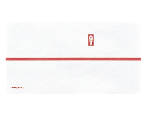 祝のし紙 赤棒 縦120×横220mm 1パック（100枚入）