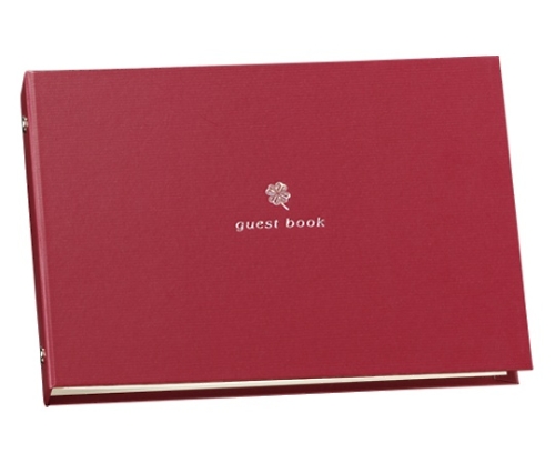 ゲストブック 赤