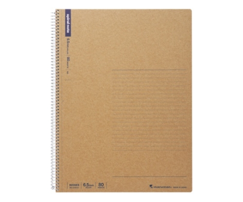 スパイラルノート 6.5mm罫×38行 80枚