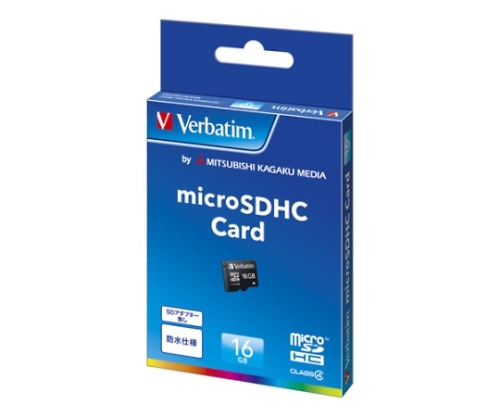 Verbatim microSDHCメモリーカード 16GB MHCN16GYVZ1