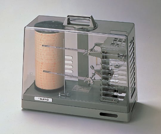 シグマⅡ型 温湿度記録計 佐藤計量器製作所 【AXEL】 アズワン