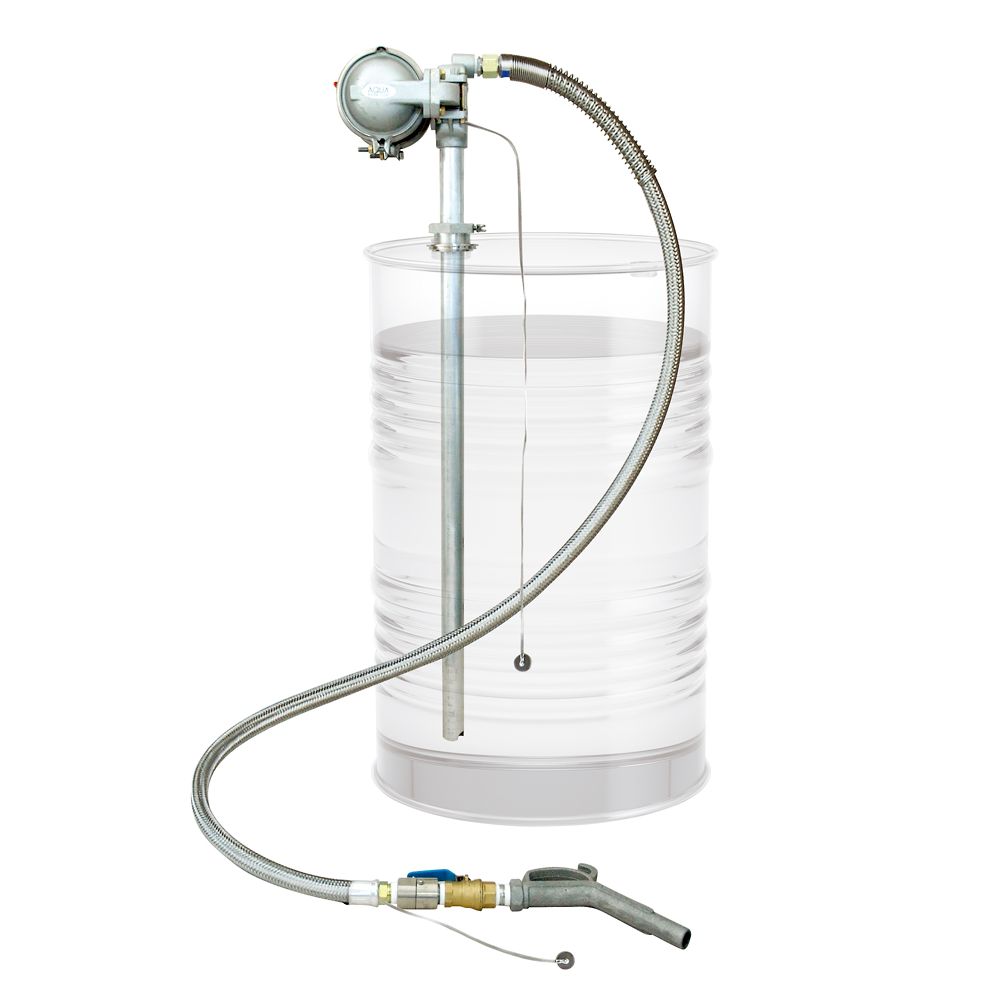 エアダイヤフラム式ドラムポンプ(本体アルミ製・溶剤用)