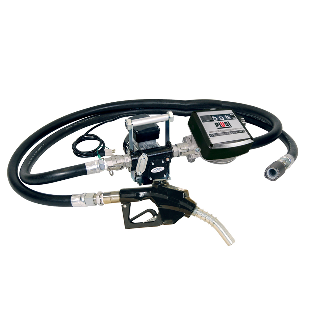 61-9450-48 電動ポンプ両端ホース接続(100V・灯油・軽油用)流量計