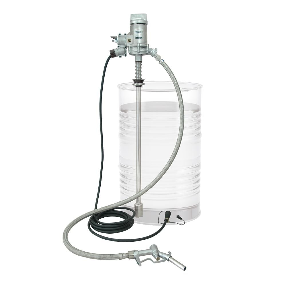 防爆モーター(d2G3)式ドラムポンプ 電動100V(溶剤用)