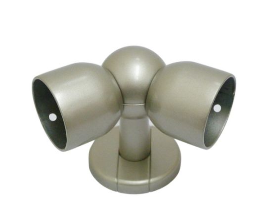 C形ブラケット自在コーナー35径シルバー