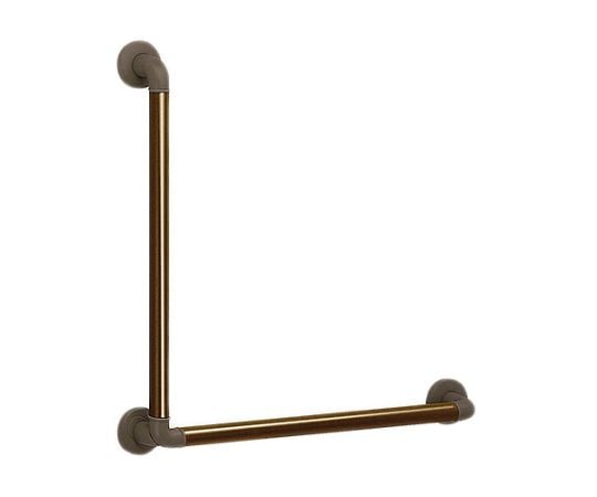 どこでも手摺L形600×600ブロンズ