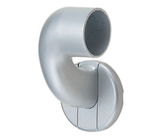 C形ブラケットL止（左）32径シルバー